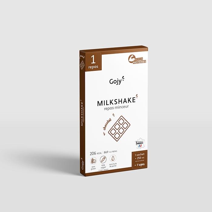 Gojy repas minceur milkshake chocolat